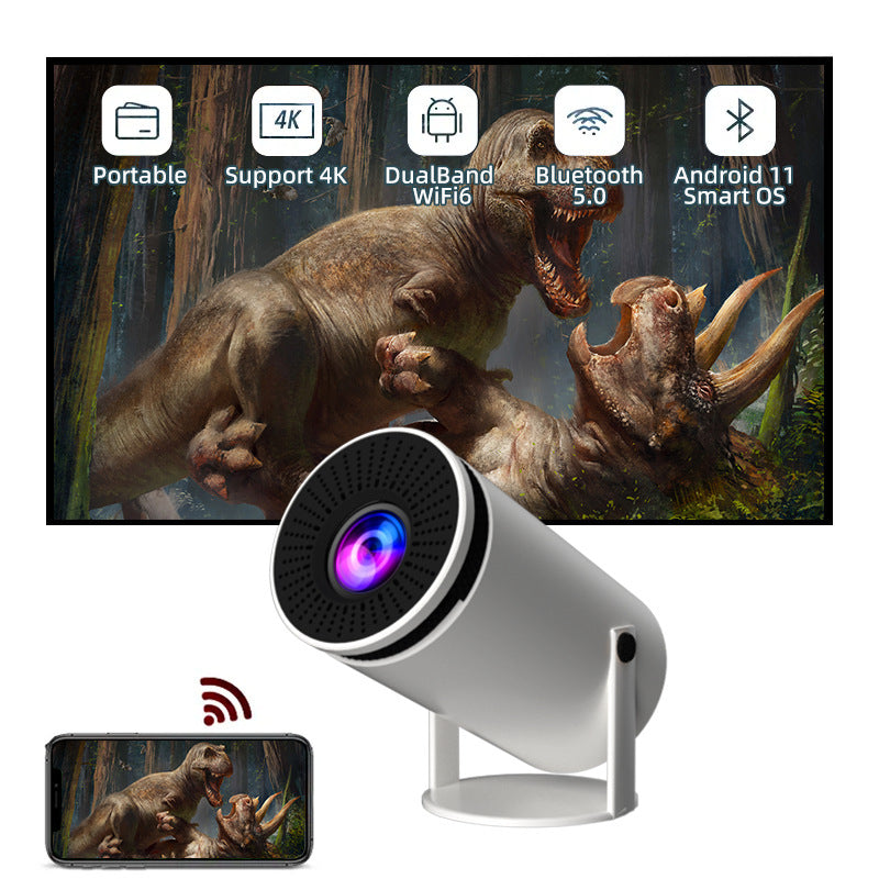 Portable 4K Smart Projector | From City Lights to Outdoor Nights