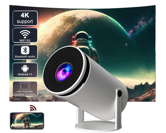 Portable 4K Smart Projector | From City Lights to Outdoor Nights