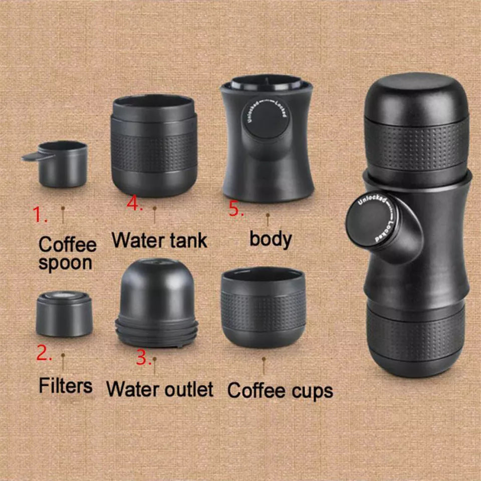 CaféMate-Hand Pressure Portable Italian Coffee Machine